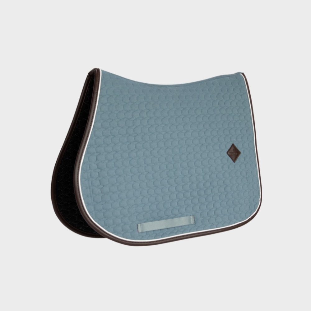Tapis De Selle Absorb Kentucky - Confort Optimal Cheval Et Cavalier - Système 5 Couches - Taille Unique Noir/blanc/marron